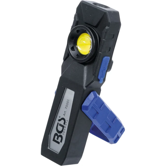 LÁMPARA DE TALLER LED COB CON IMÁN Y GANCHO | PLEGABLE