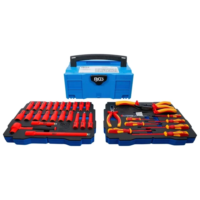 PINZAS, TENAZAS Y PINZAS / DESTORNILLADORES Y JUEGO DE LLAVES DE VASO VDE | BGS SYSTAINER® | 36 PIEZAS