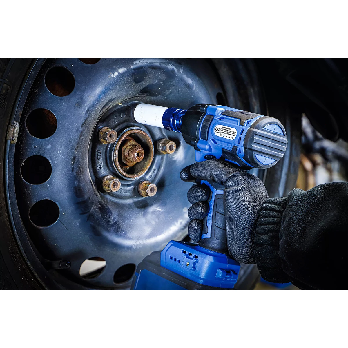 PISTOLA DE IMPACTO PROFESIONAL | 1/2" | 400 NM | MOTOR SIN ESCOBILLAS | 18 V | SIN BATERÍA - Imagen 6