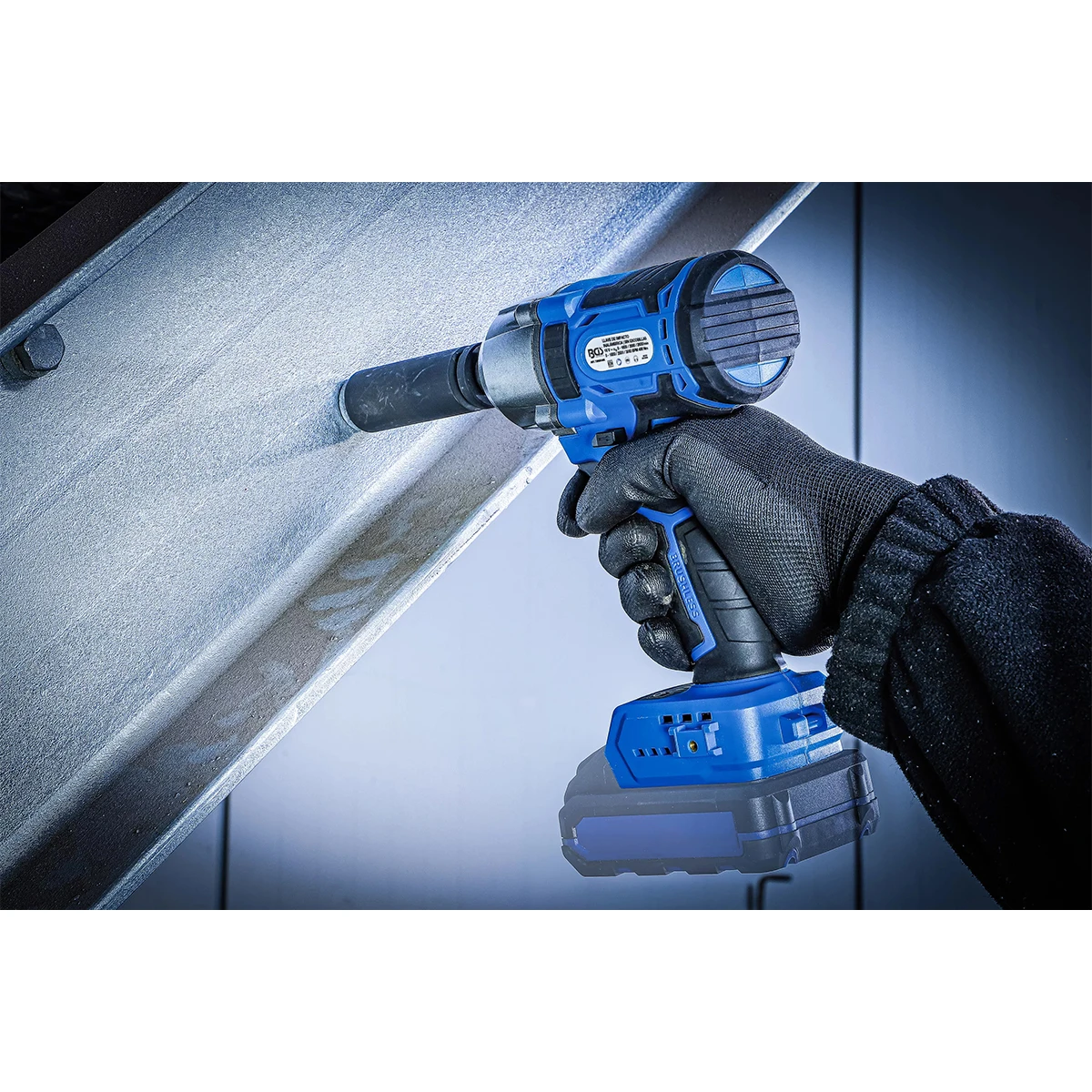 PISTOLA DE IMPACTO PROFESIONAL | 1/2" | 400 NM | MOTOR SIN ESCOBILLAS | 18 V | SIN BATERÍA - Imagen 7