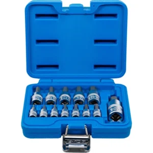 JUEGO DE DADOS| ENTRADA 6,3 MM (1/4") / 10 MM (3/8") / 12,5 MM (1/2") | HEXÁGONO INTERIOR 2 - 14 MM | 13 PIEZAS