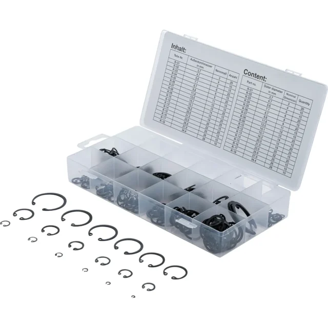 300 PIEZAS ANILLOS INT.ERIORES, 3-32 MM