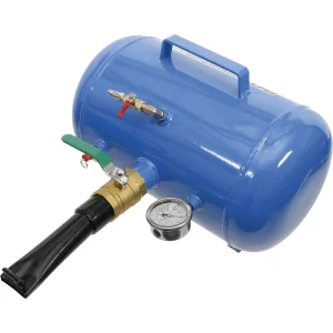 TANQUE ASENTADOR DE CEJA | DISPOSITIVO PARA EL INFLADO DE NEUMÁTICOS DE AUTOMÓVIL (BOOSTER)