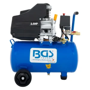 COMPRESOR DE AIRE HORIZONTAL | 3 HP (2.2 kW) | PRESIÓN 116 psi (8 bar) | FLUJO DE AIRE 6.6 CFM | TANQUE DE 25 L