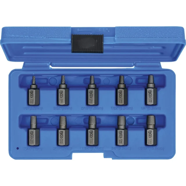 JUEGO DE EXTRACTORES DE TORNILLOS | 10 PIEZAS