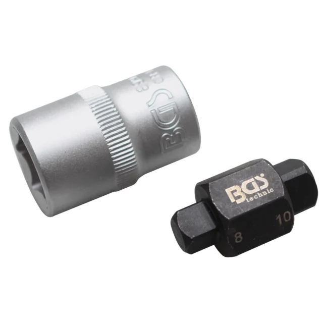 DADO ESPECIAL PARA TAPONES DE CARTER, 4-PT., 8 Y10 MM