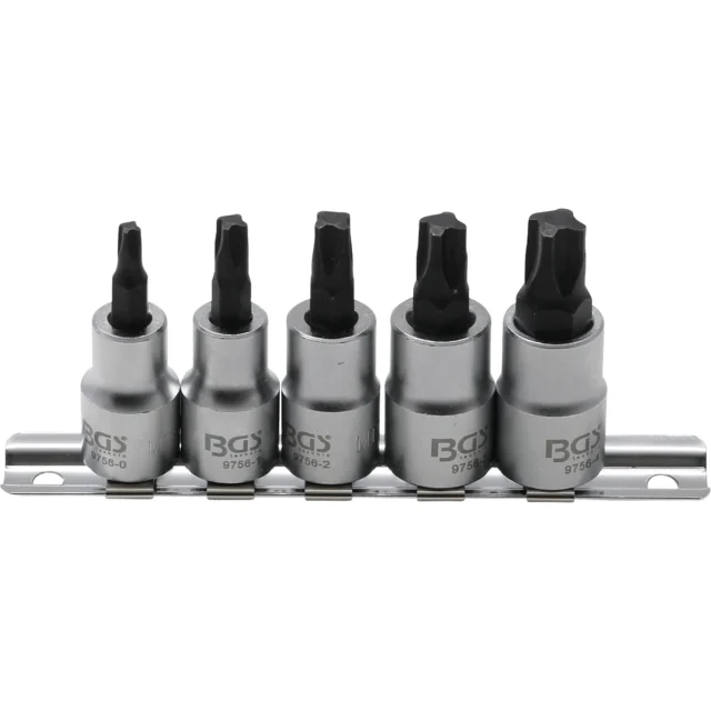 DADOS CON PUNTA MORTORQ | 3/8" | PERFIL DE 4 ESQUINAS #0 - #4 | 5 PIEZAS
