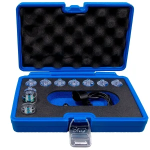 JUEGO DE FOCOS / PROBADOR DE PULSOS DE INYECTORES | 11 PIEZAS